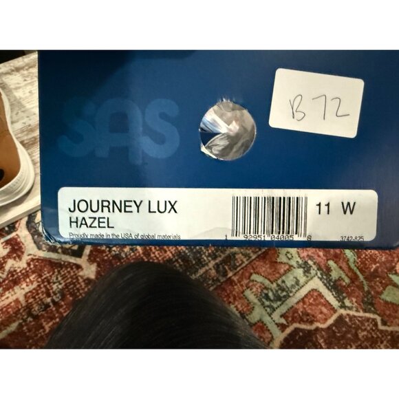 SAS Mens Brown Leather Comfort Journey Lux Walking Shoes Size 11 Medium Width - Picture 9 of 9